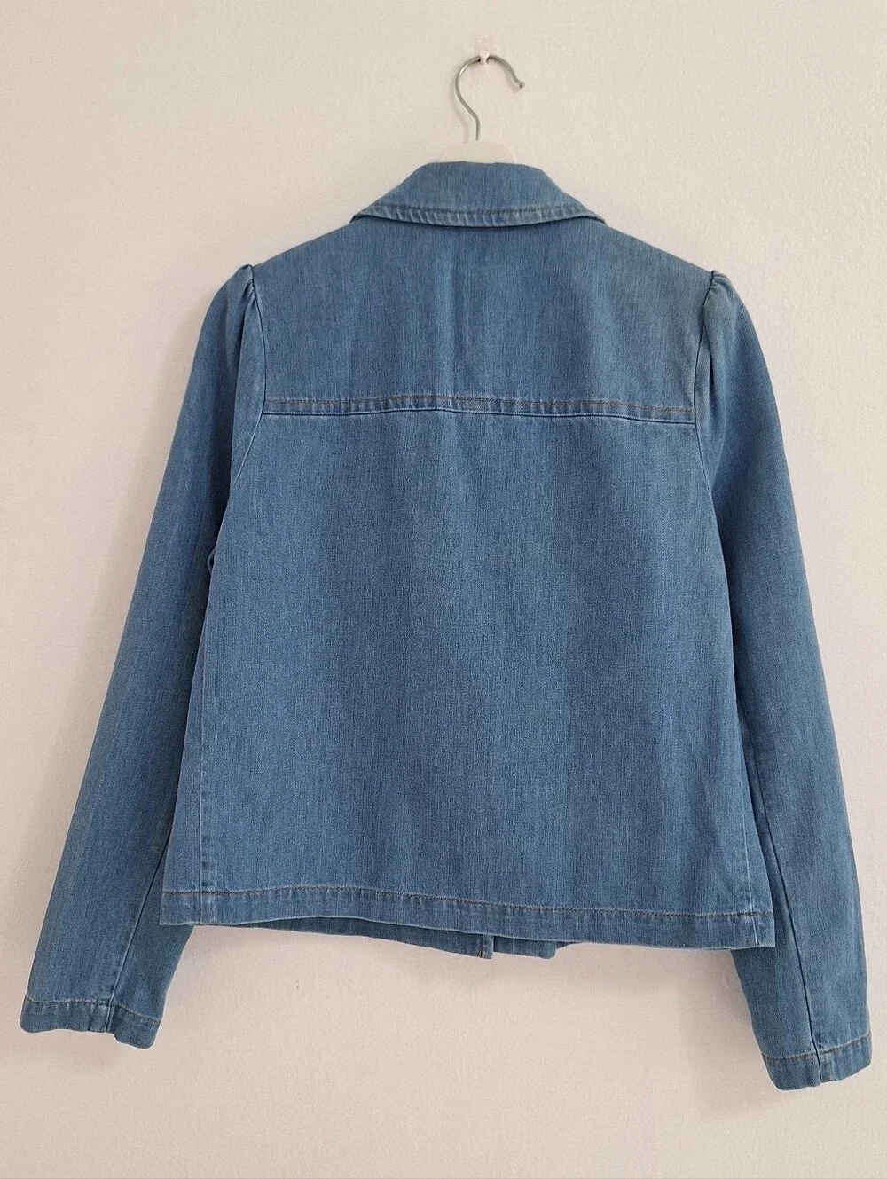 NWT Boden Light Blue Denim Button-Up Jacket